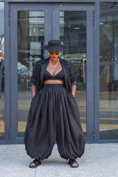 Safi Balloon Pants (Black)