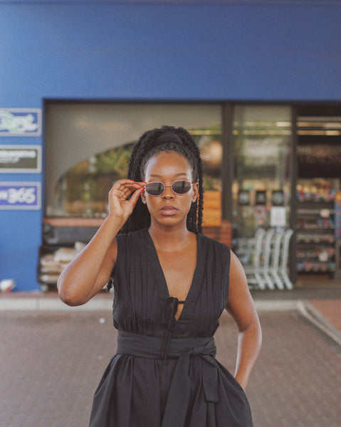Nyeusi Black Short Romper