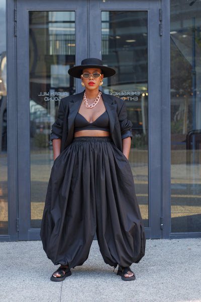 Safi Balloon Pants (Black)