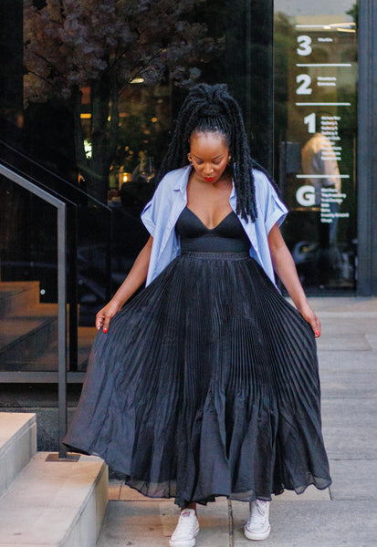 Pepo Black Skirt