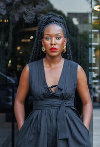 Nyeusi Black Short Romper